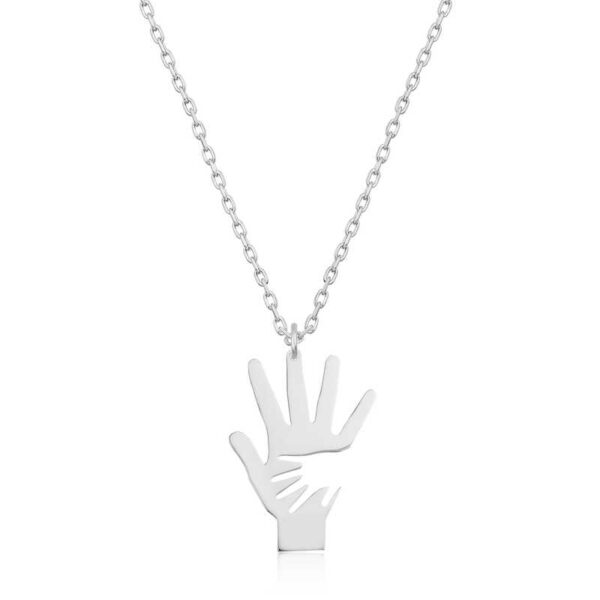 Gümüş Bayan El Kolye