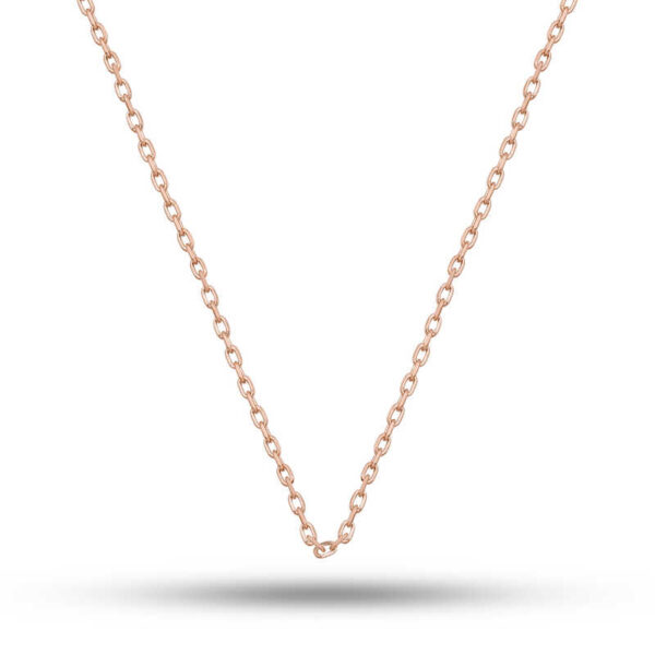 Gümüş Rose 0.30 Mikron 50 Cm Forse Kadın Zincir