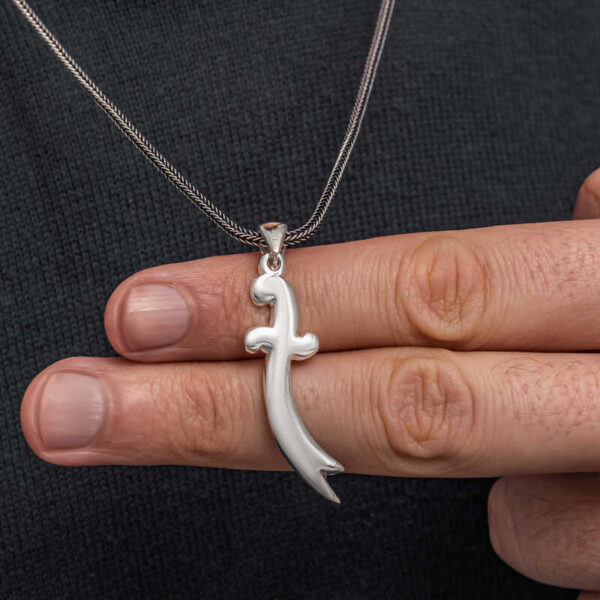 Gümüş Zülfikar Kılıcı Erkek Kolye